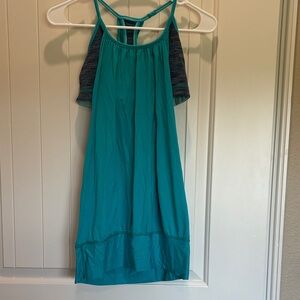 lululemon athletica Teal and Navy Tank Top